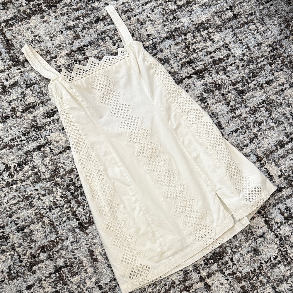 Free people White Eyelet Sundress M